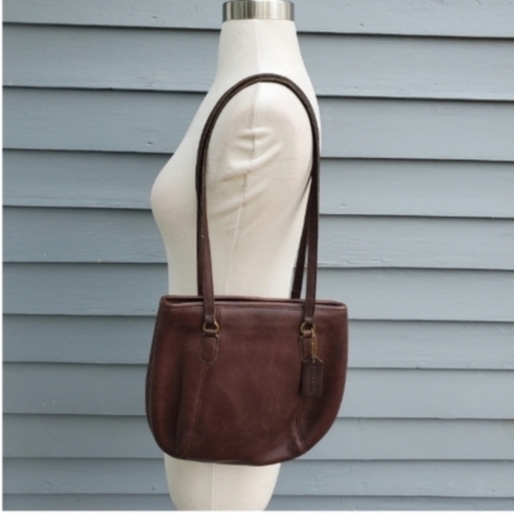 Coach Brown Leather Shoulder Bag